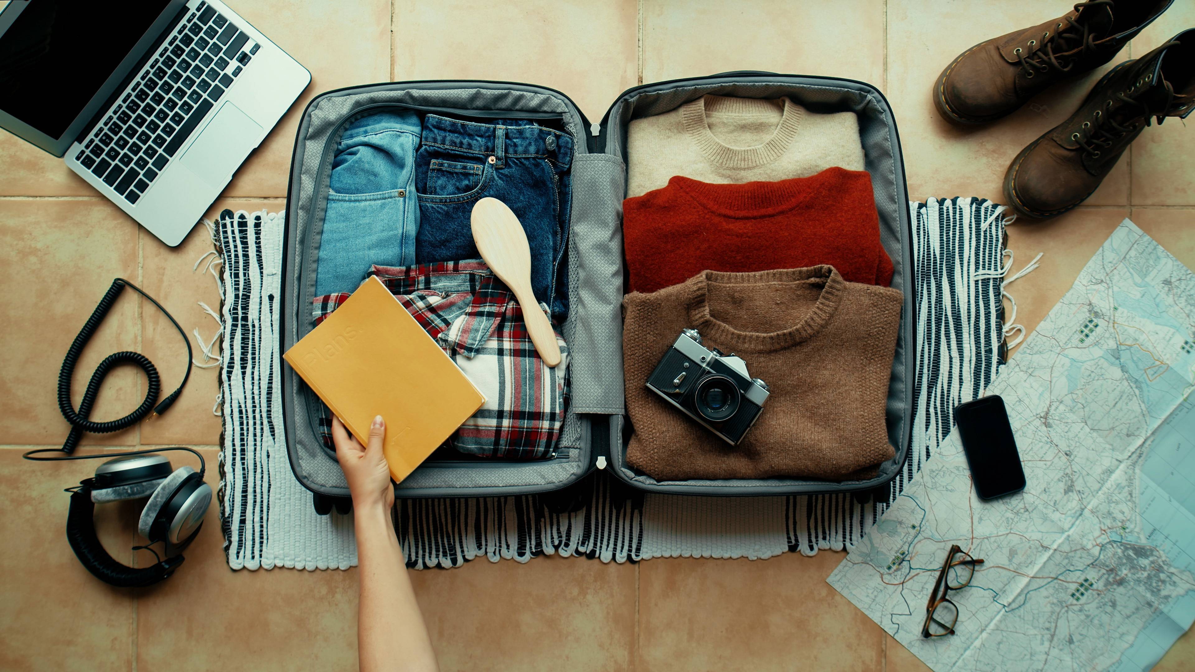 préparer ses bagages vacances